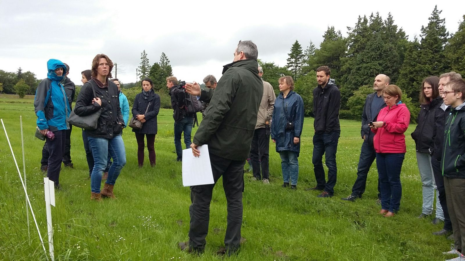 FarmDemo visit to SRUC field plots hosted by Robin Walker